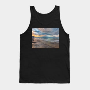 Saltburn Pier Sunset Tank Top